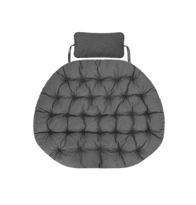 Polštář na houpačku MOON ekolen, grafitový