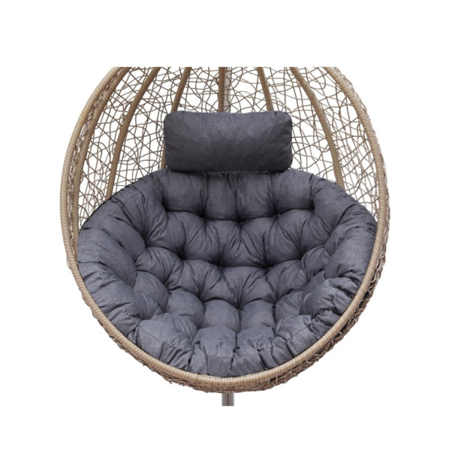 Polštář na houpačku MOON ekolen, granátový