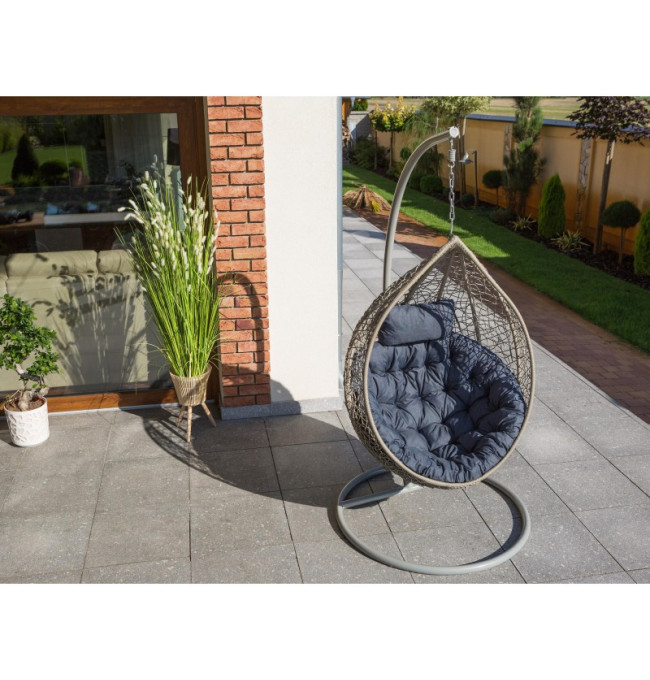 Polštář na houpačku MOON ekolen, granátový