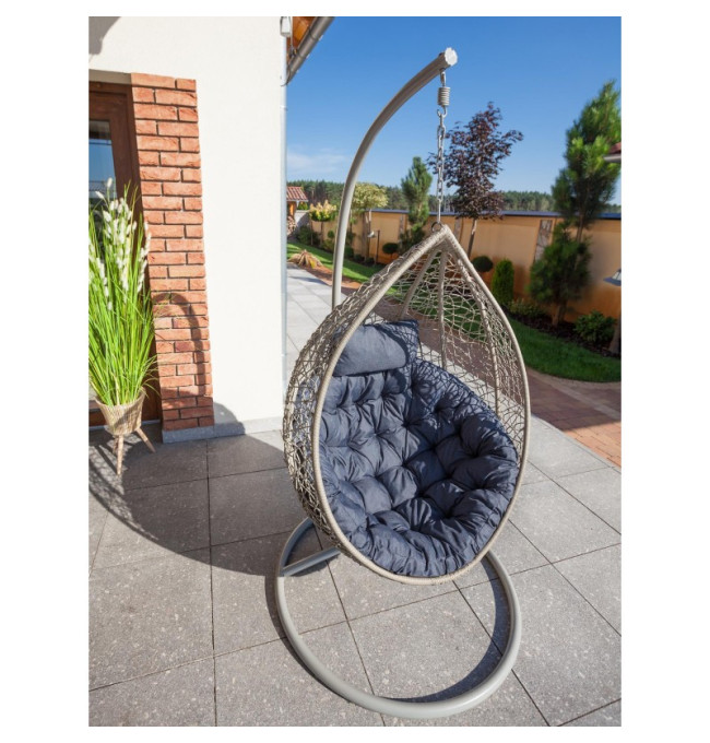 Polštář na houpačku MOON ekolen, granátový