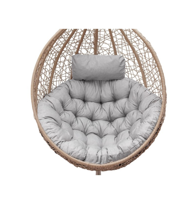 Polštář na houpačku MOON ekolen, popel