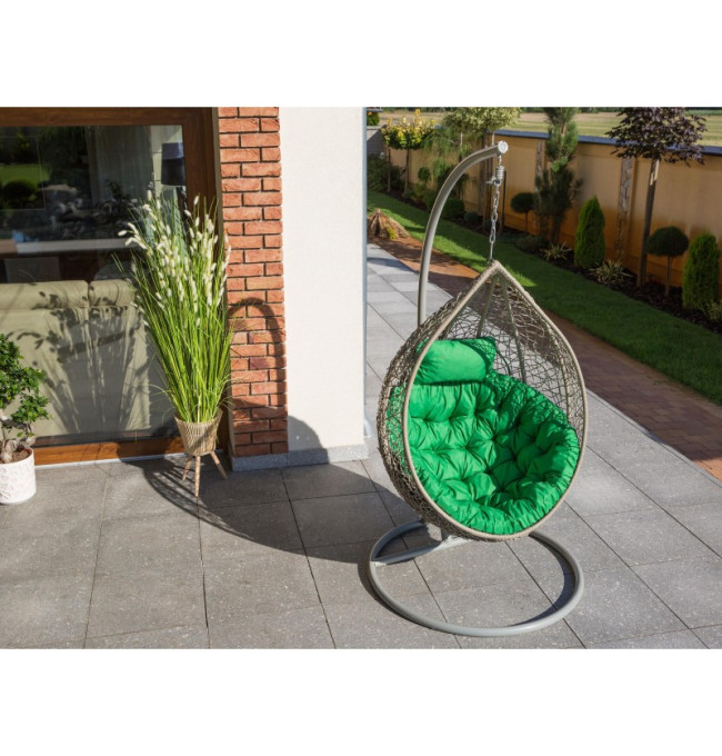 Polštář na houpačku MOON oxford, zelený