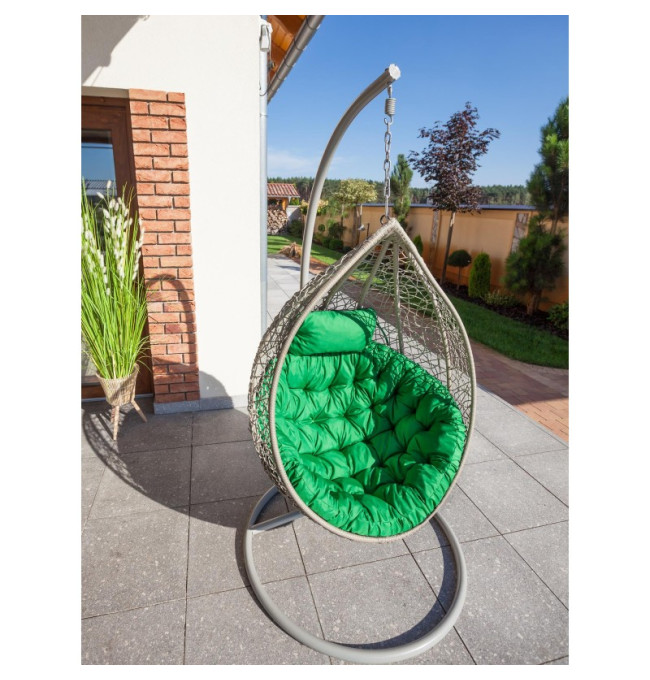 Polštář na houpačku MOON oxford, zelený