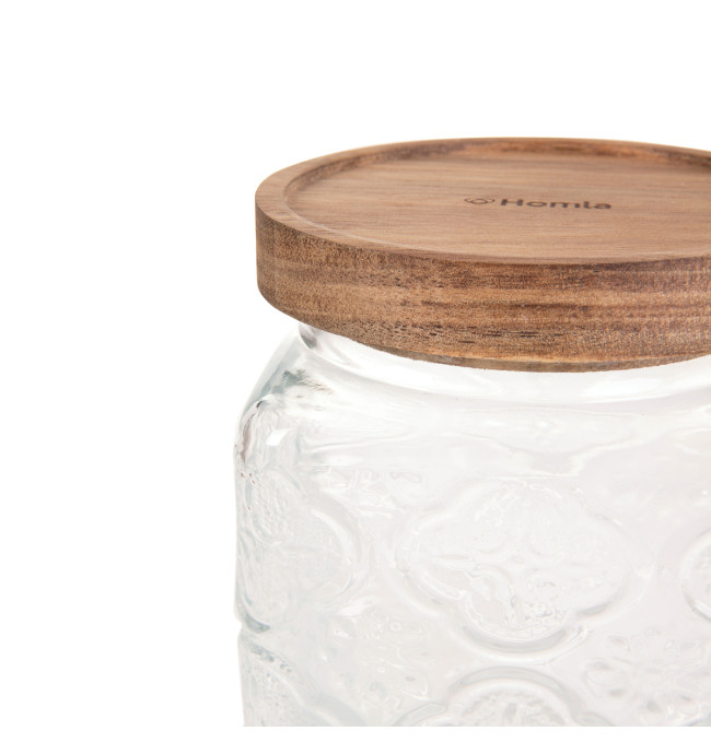 Nádoba ELLO s dřevěným víkem 850306