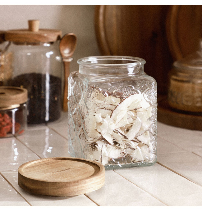 Nádoba ELLO s dřevěným víkem 850306