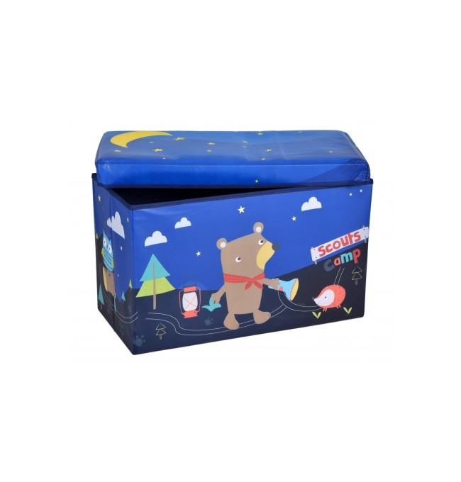 Dětský box na hračky s motivem medvídka