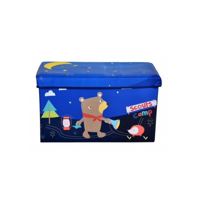 Dětský box na hračky s motivem medvídka