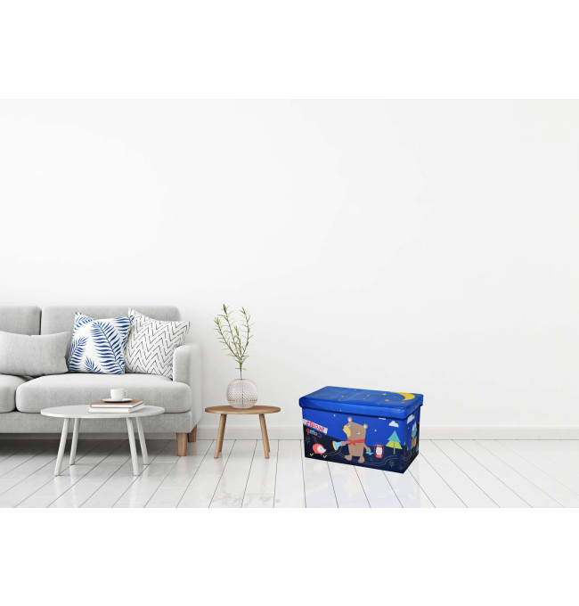 Dětský box na hračky s motivem medvídka