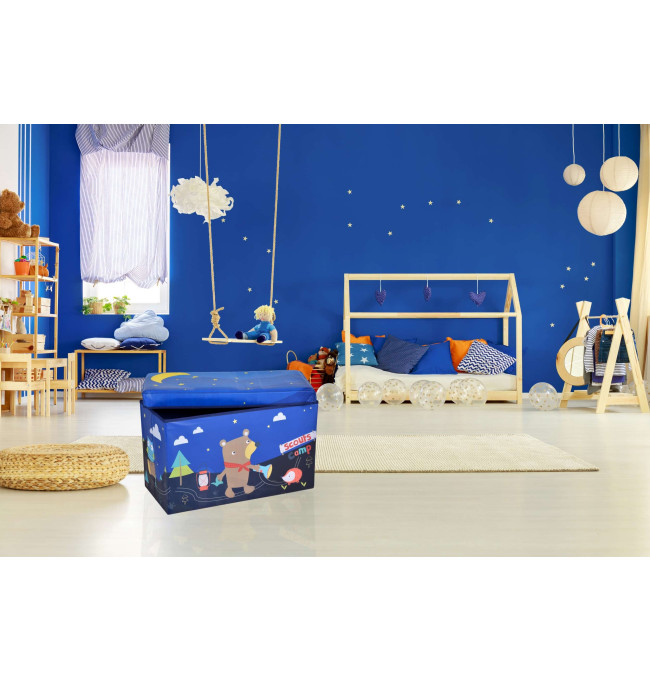 Dětský box na hračky s motivem medvídka