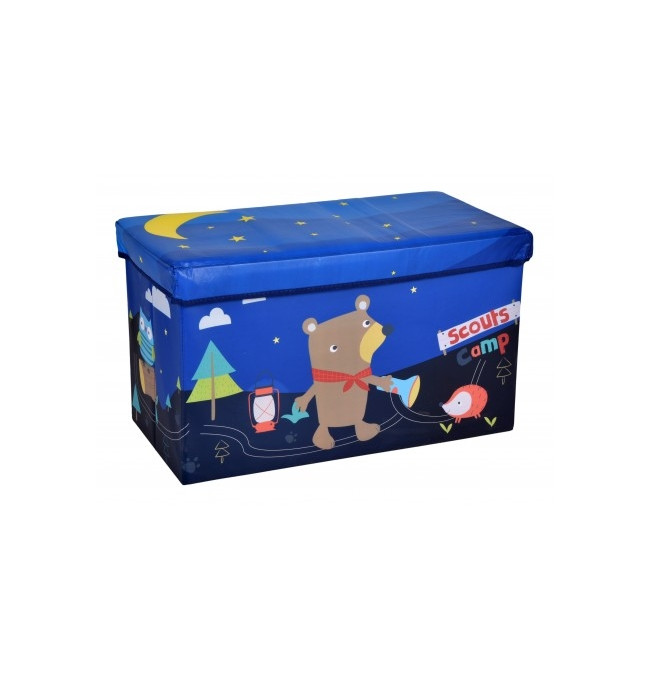 Dětský box na hračky s motivem medvídka