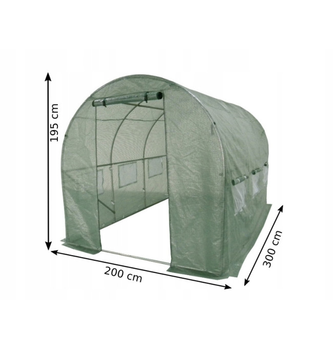 Plachta na zahradní skleník 2x3 m