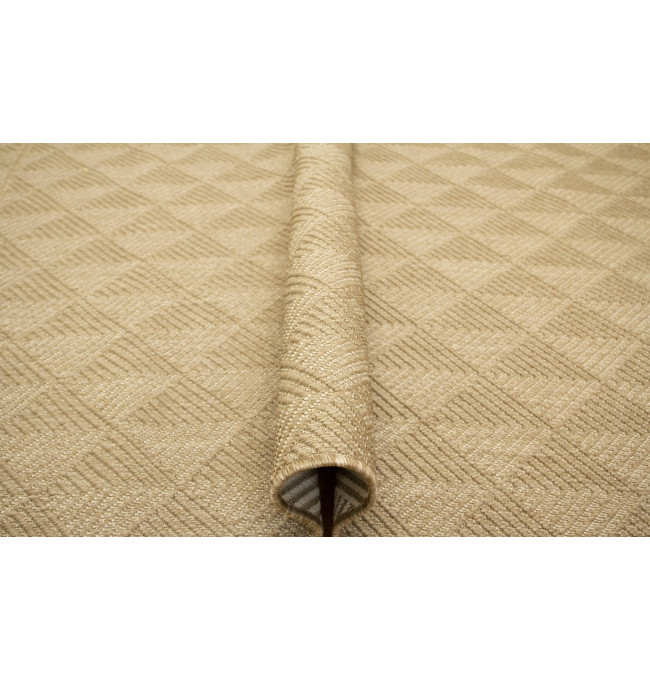 Šňůrkový oboustranný koberec Brussels 205740/10610 béžový / krémový