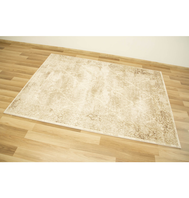 Koberec Allora Plus 7754A ornament, béžový / krémový / zlatý