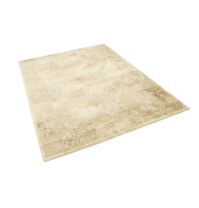 Koberec Allora Plus 7754A ornament, béžový / krémový / zlatý