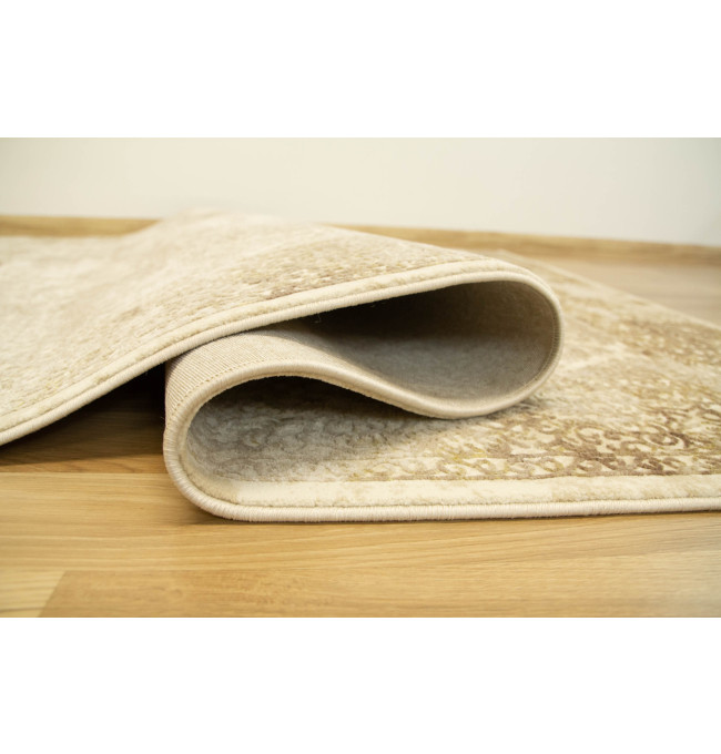 Koberec Allora Plus 7754A ornament, béžový / krémový / zlatý