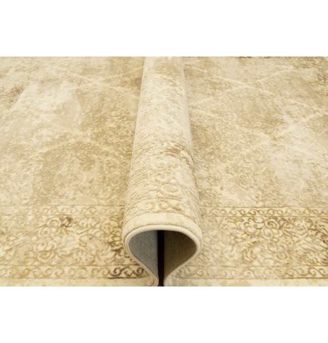 Koberec Allora Plus 7754A ornament, béžový / krémový / zlatý