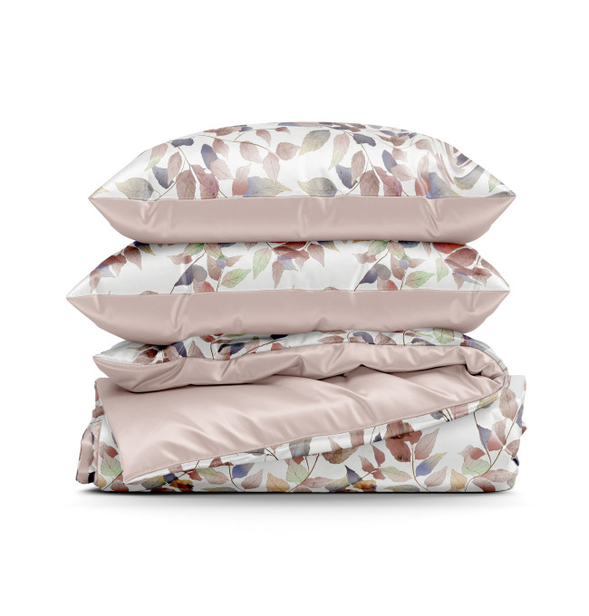 Ložní souprava LINDA bílá / tmavě růžová