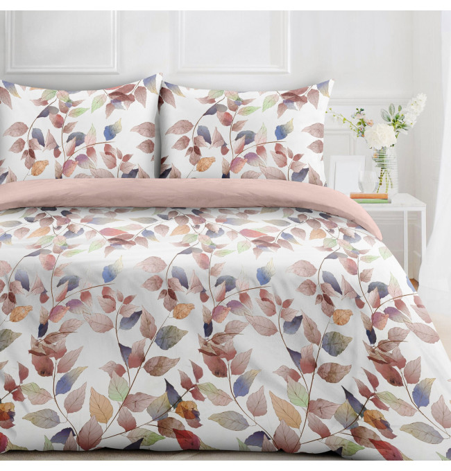 Ložní souprava LINDA bílá / tmavě růžová