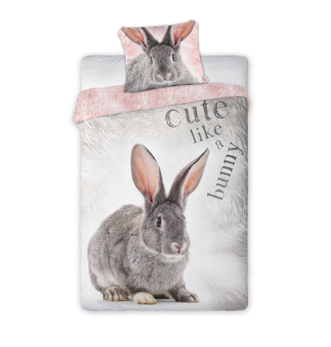 Ložní souprava BAVLNA WILD KRÁLÍK