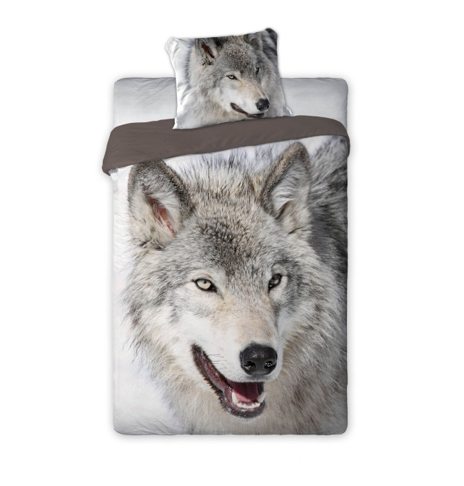Ložní souprava BAVLNA WILD VLK