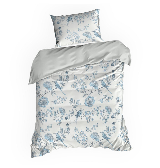 Ložní souprava PALERMO 6 světle modrá / bílá