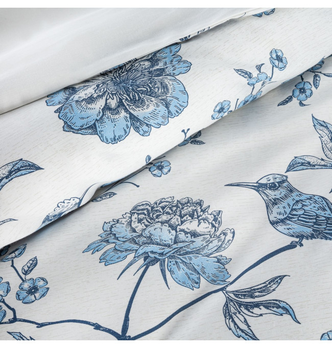 Ložní souprava PALERMO 6 světle modrá / bílá