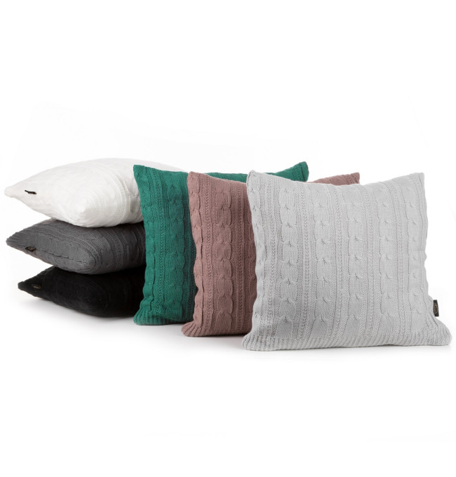 Povlak na polštář AKRYL 2 tmavě zelený