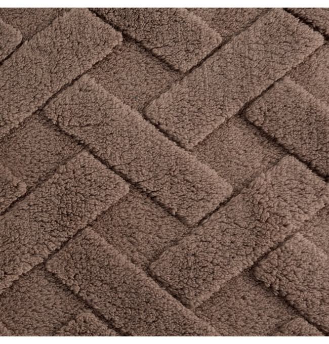 Povlak na polštář D91 CARO tmavě béžový