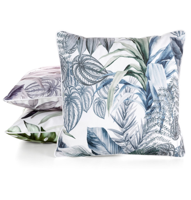 Povlak na polštář DESIGN 91 krémový / modrý