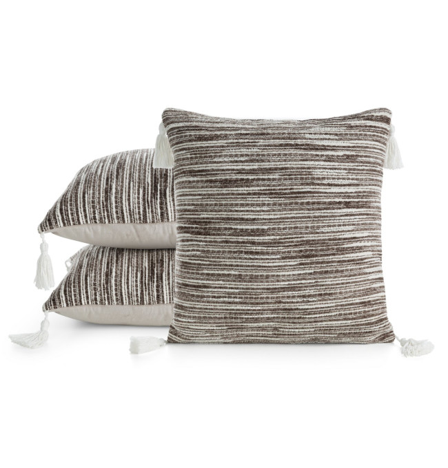 Povlak na polštář ENID tmavě béžový