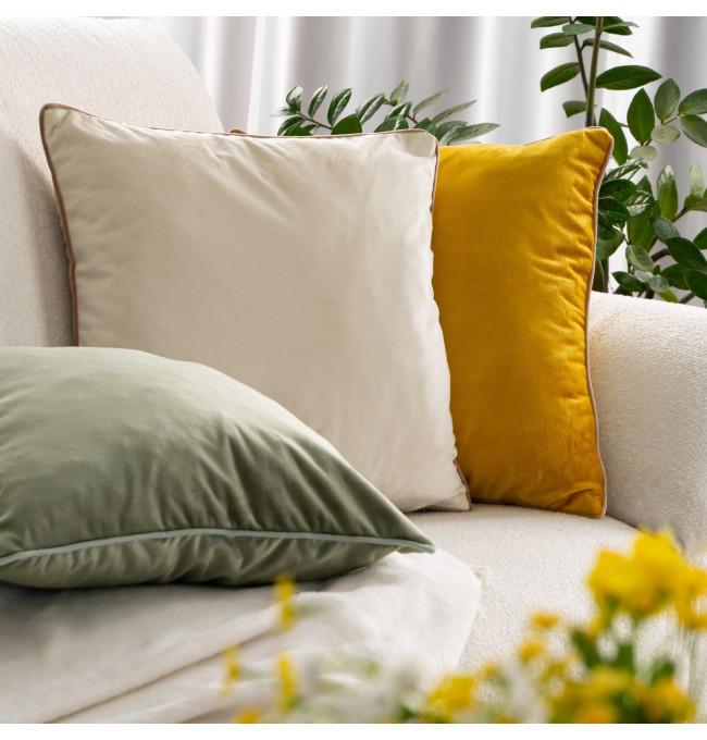 Povlak na polštář GAJA 2 tmavě hnědý