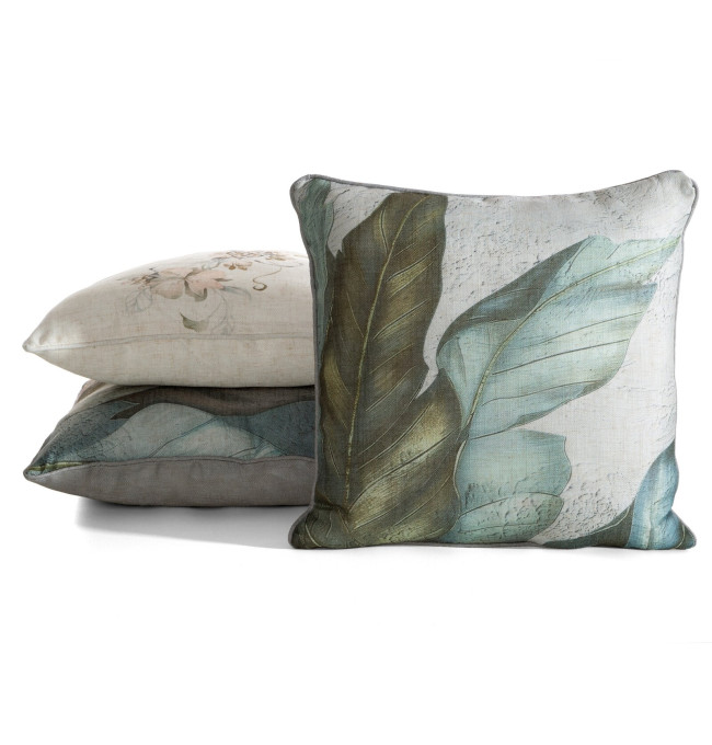 Povlak na polštář CHP 37 zelený / popelový