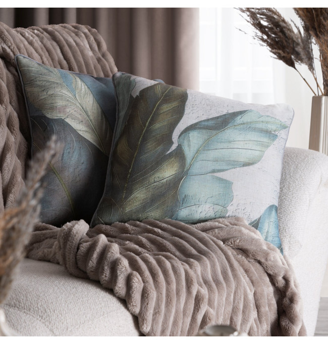 Povlak na polštář CHP 37 zelený / popelový