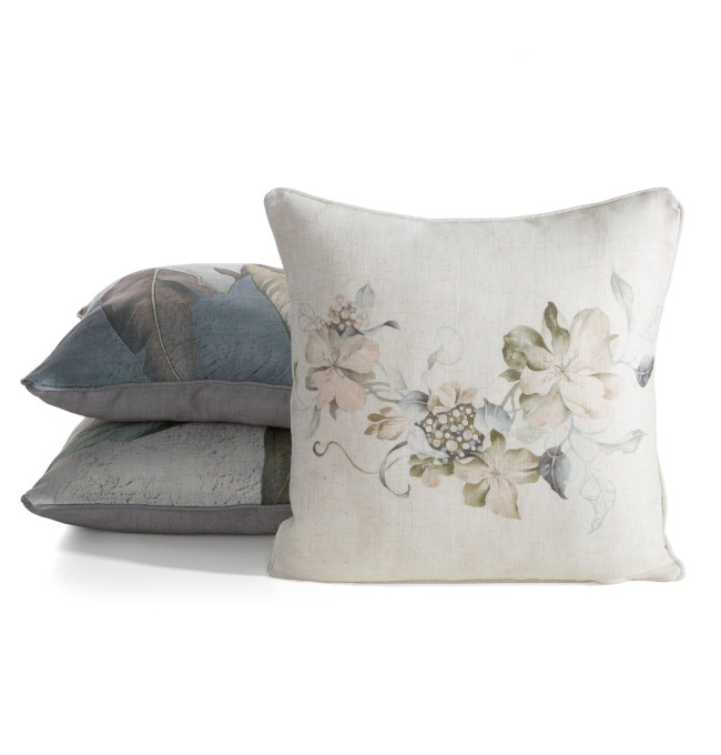 Povlak na polštář CHP 39 naturální / zelený