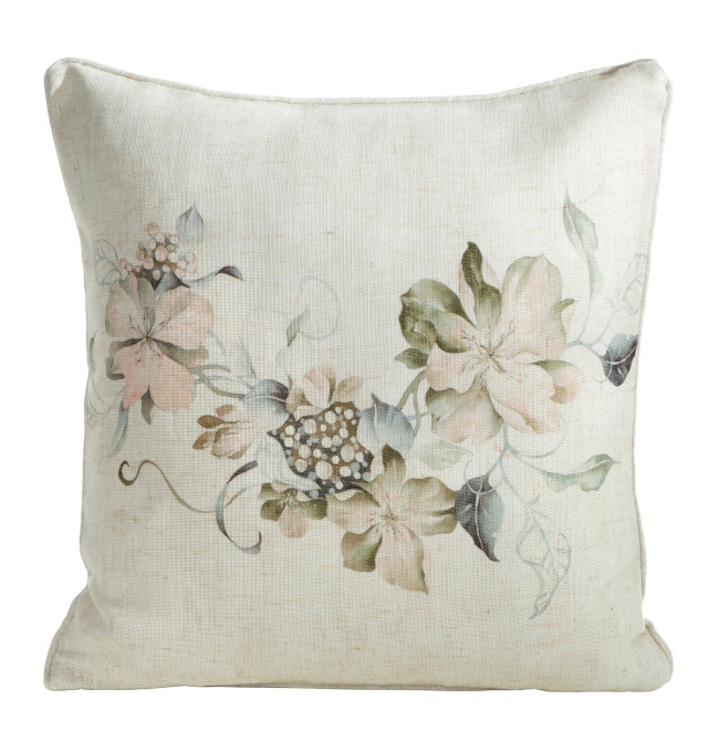 Povlak na polštář CHP 39 naturální / zelený