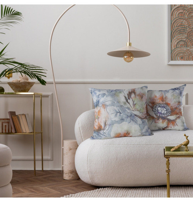 Povlak na polštář CHP 43 krémový / oranžový