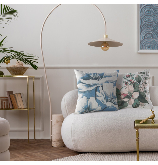 Povlak na polštář CHP 47 krémová / modrá