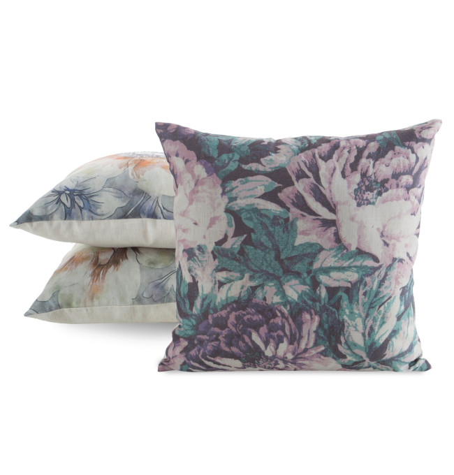 Povlak na polštář CHP 48 zelený / pudrově růžový