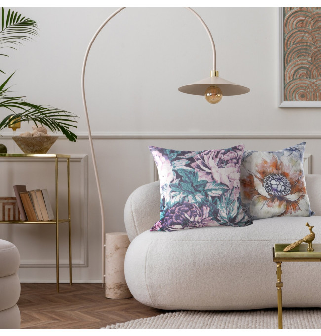 Povlak na polštář CHP 48 zelený / pudrově růžový