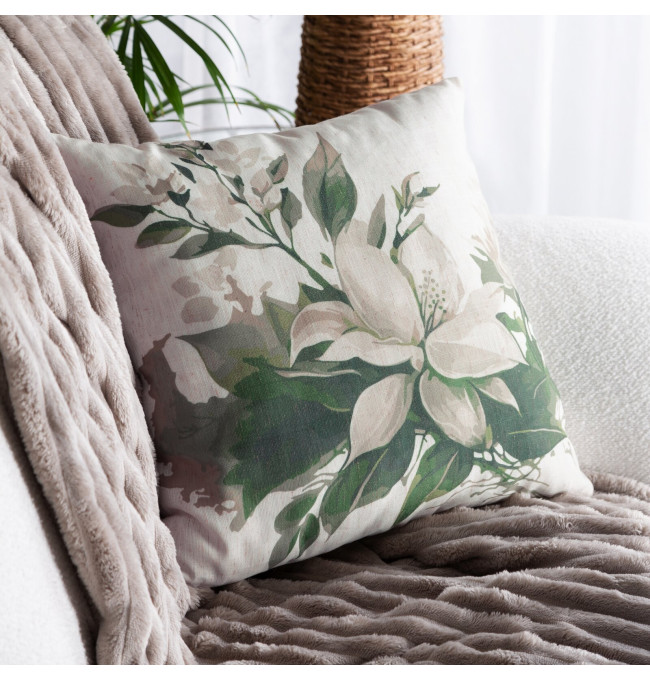 Povlak na polštář CHP 53 béžový / zelený