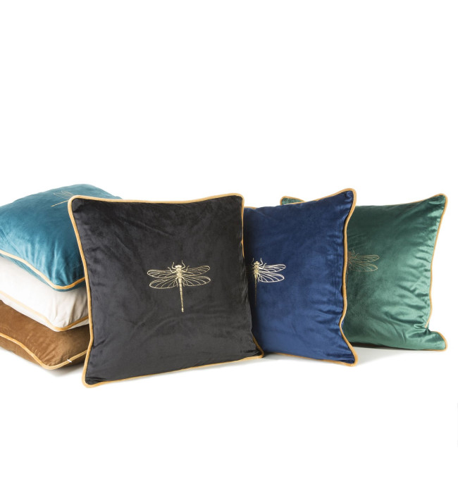 Povlak na polštář LORI tmavě zelený