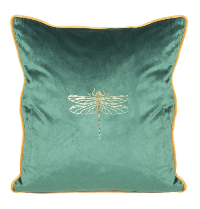 Povlak na polštář LORI tmavě zelený