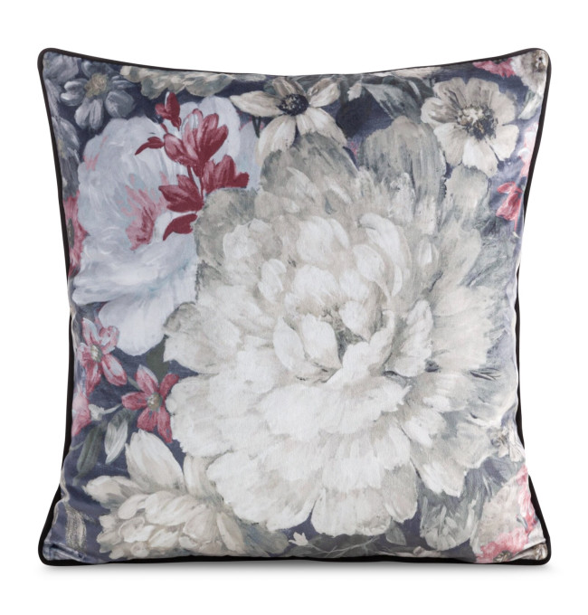 Povlak na polštář LUCIA krémová/tmavě růžová