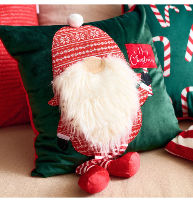 Povlak na polštář MAEVE s vánočním skřítkem 709197