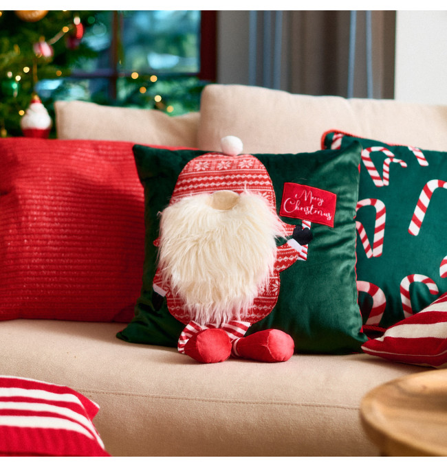 Povlak na polštář MAEVE s vánočním skřítkem 709197