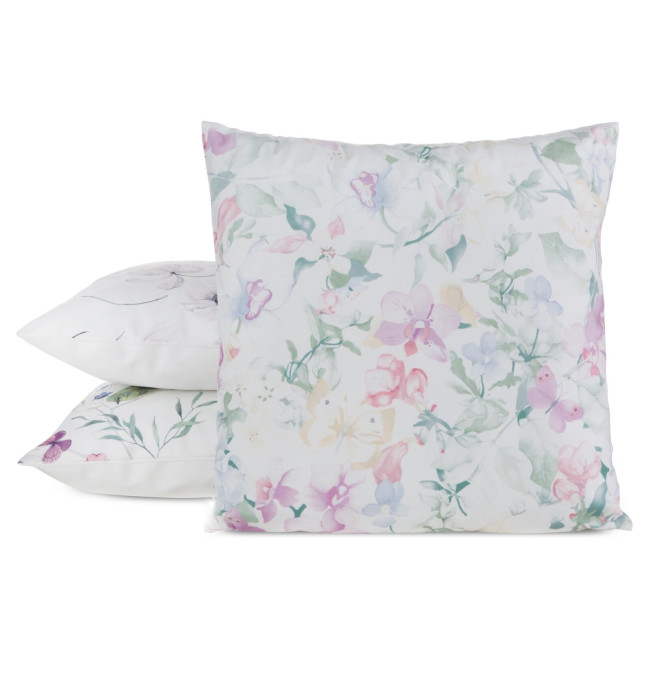 Povlak na polštář MINK 29 bílý / zelený