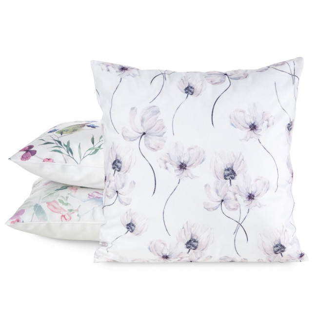 Povlak na polštář MINK 34 bílý / béžový