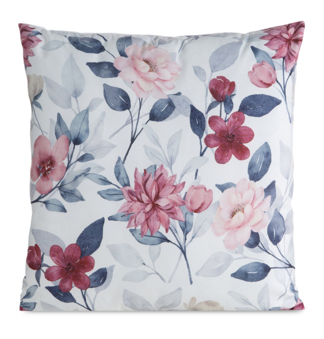 Povlak na polštář MINK 35 bílý / červený