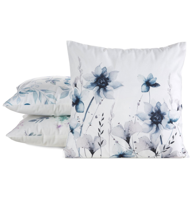 Povlak na polštář MINK 37 bílý / granátový