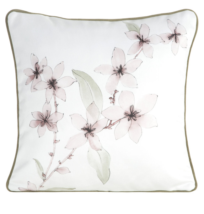 Povlak na polštář BIANCA bílý / krémový